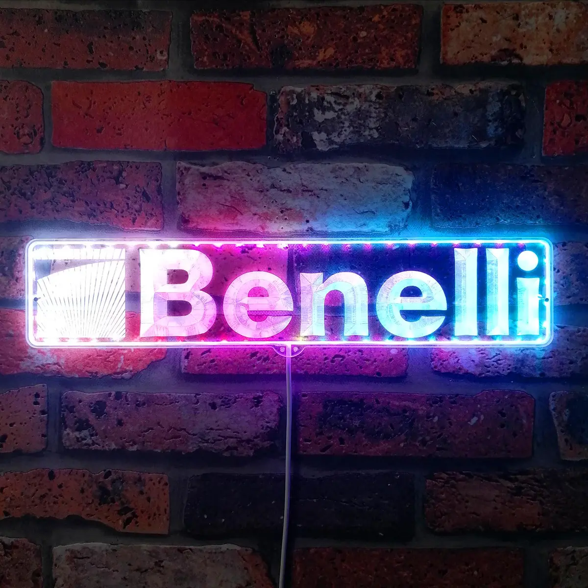 Benelli Neon Led Sign With Dynamic Rgb Colors 1