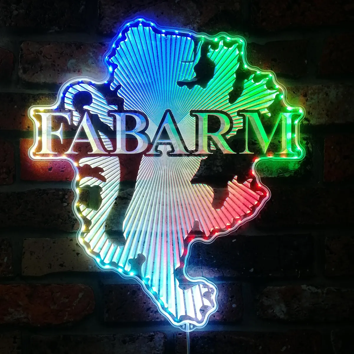 Fabarm Neon Led Sign With Dynamic Rgb Colors 1