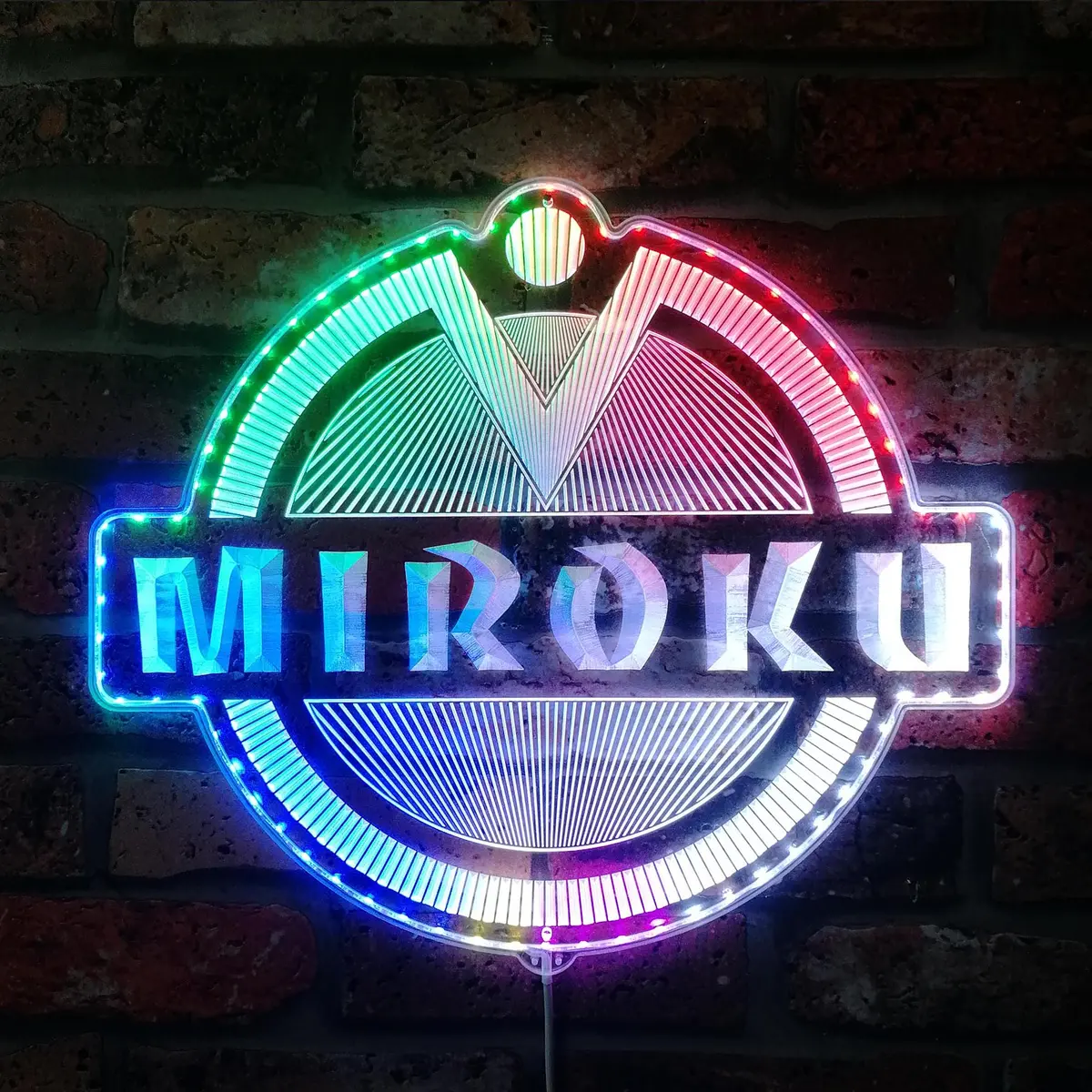 Miroku Neon Led Sign With Dynamic Rgb Colors 1