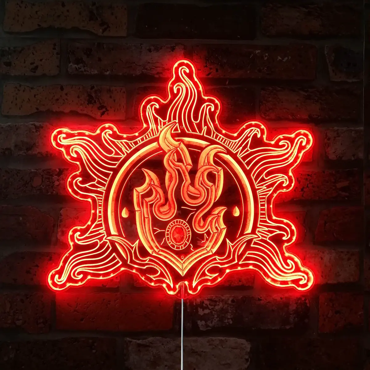 Baldur's Gate 3 Sorcerer Logo Neon Led Sign With Dynamic Rgb Colors 3