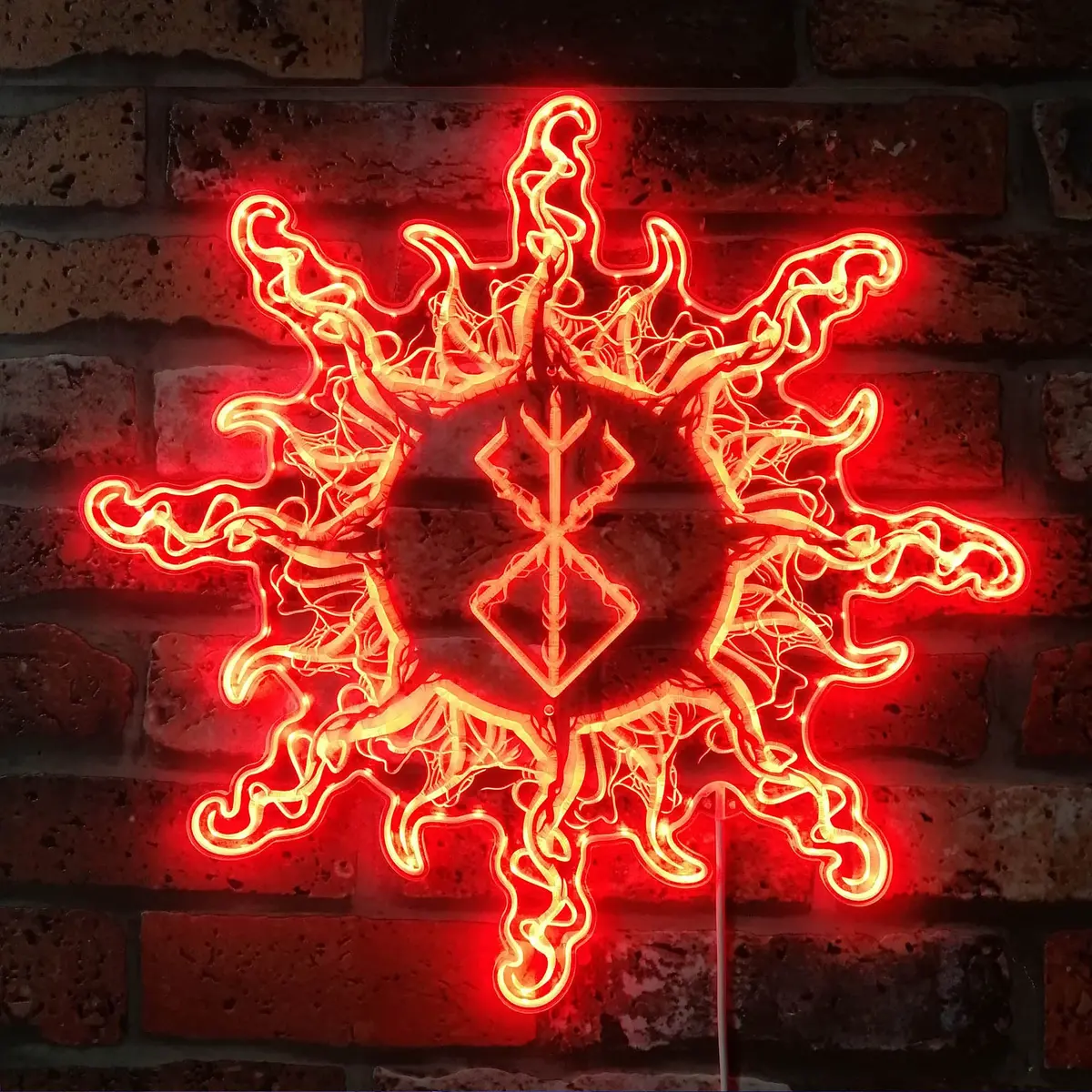 Berserk Guts Sacrifice Emblem Neon Led Sign With Dynamic Rgb Colors 1