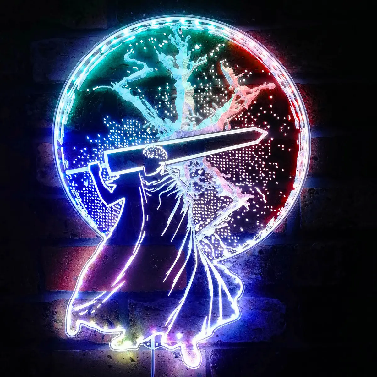 Berserk Sacrifice Neon Led Sign With Dynamic Rgb Colors 1