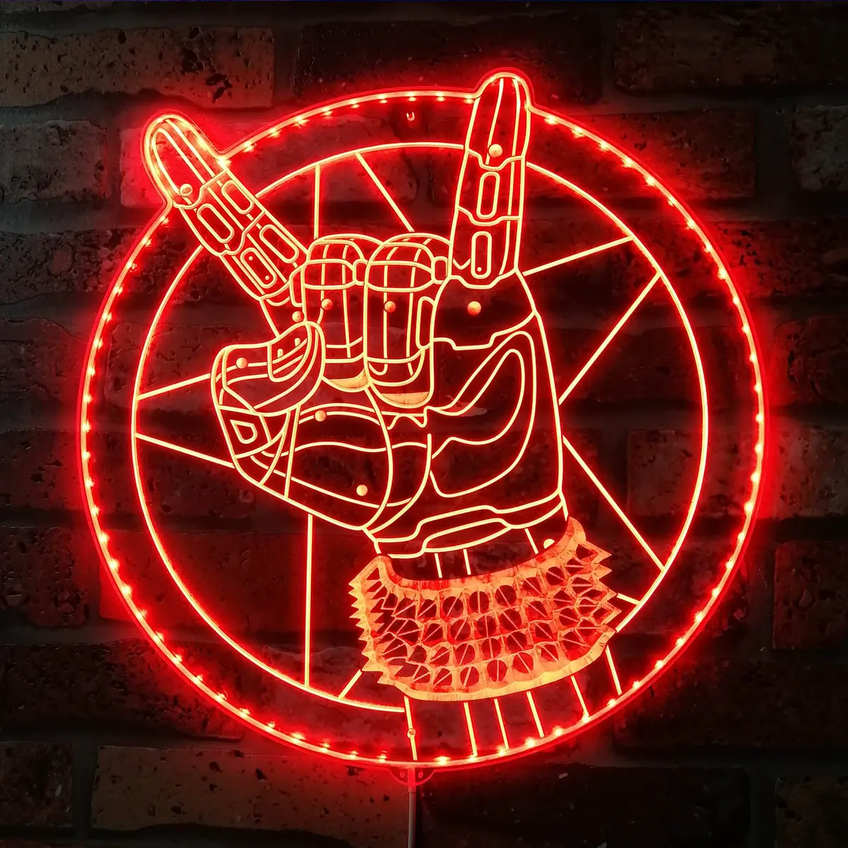 Cyberpunk 2077 Silverhand Neon Led Sign With Dynamic Rgb Colors 3