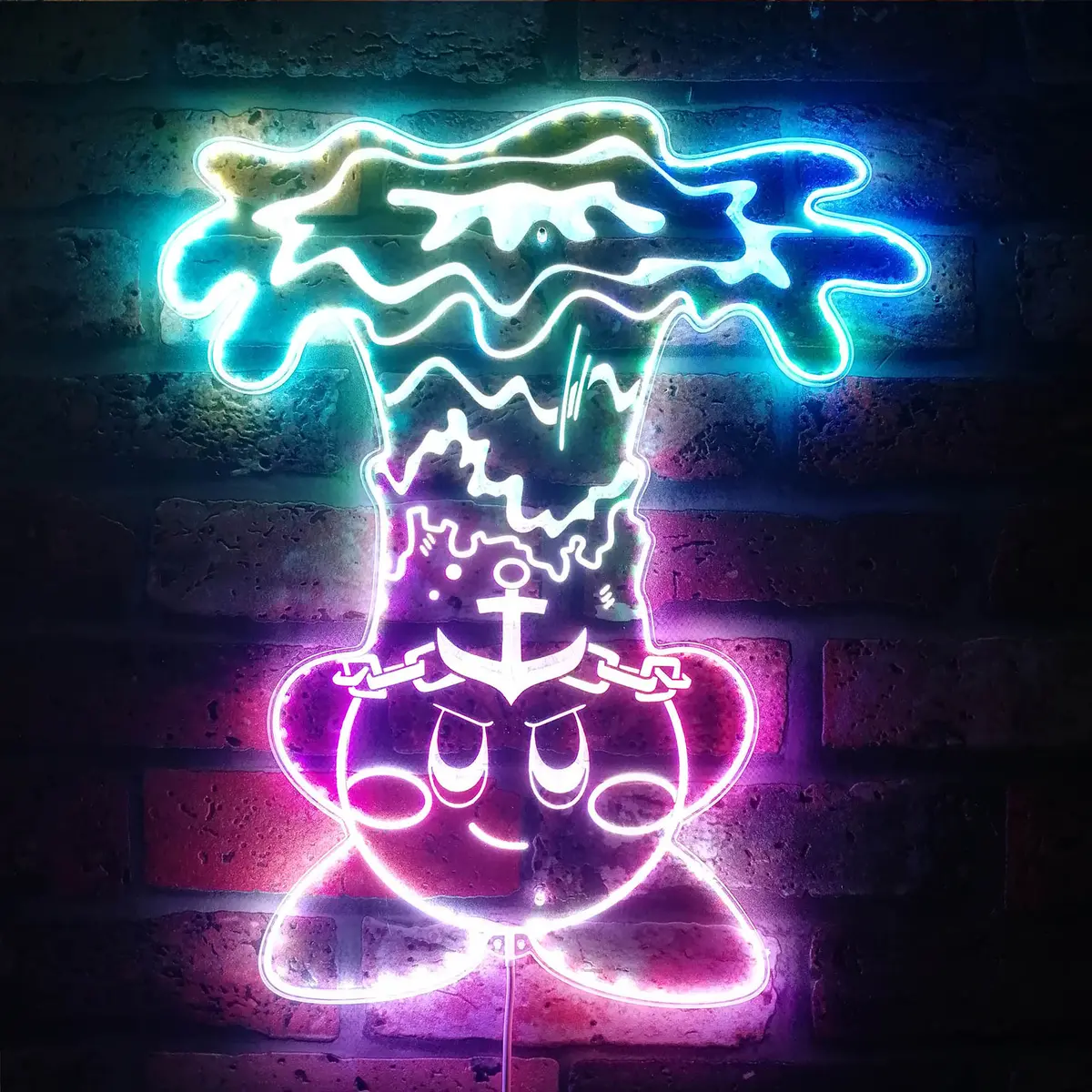 Kirby Neon Led Sign With Dynamic Rgb Colors 1