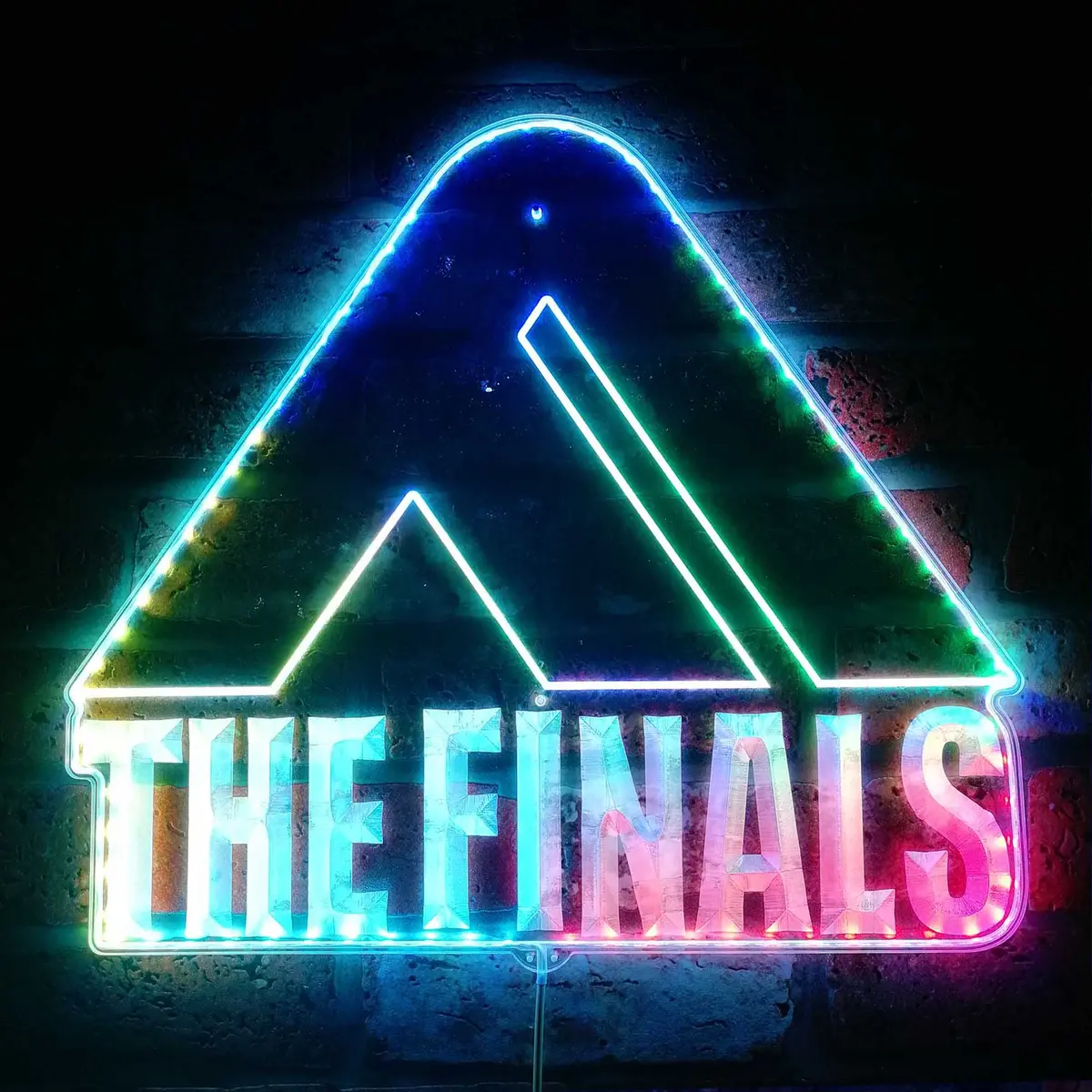 The Finals Gamertag Game Room Rgb Edge Lit Led Sign 1