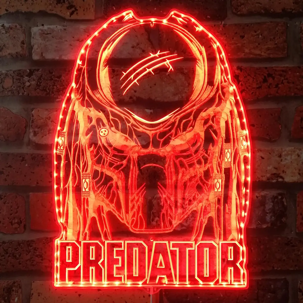 Predator Neon Led Sign With Dynamic Rgb Colors 1