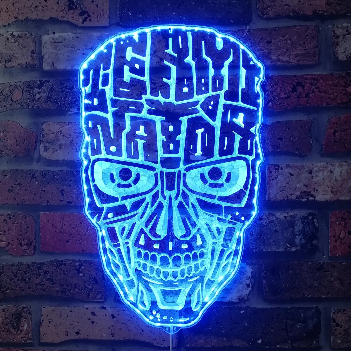 Terminator Neon Led Sign With Dynamic Rgb Colors 4