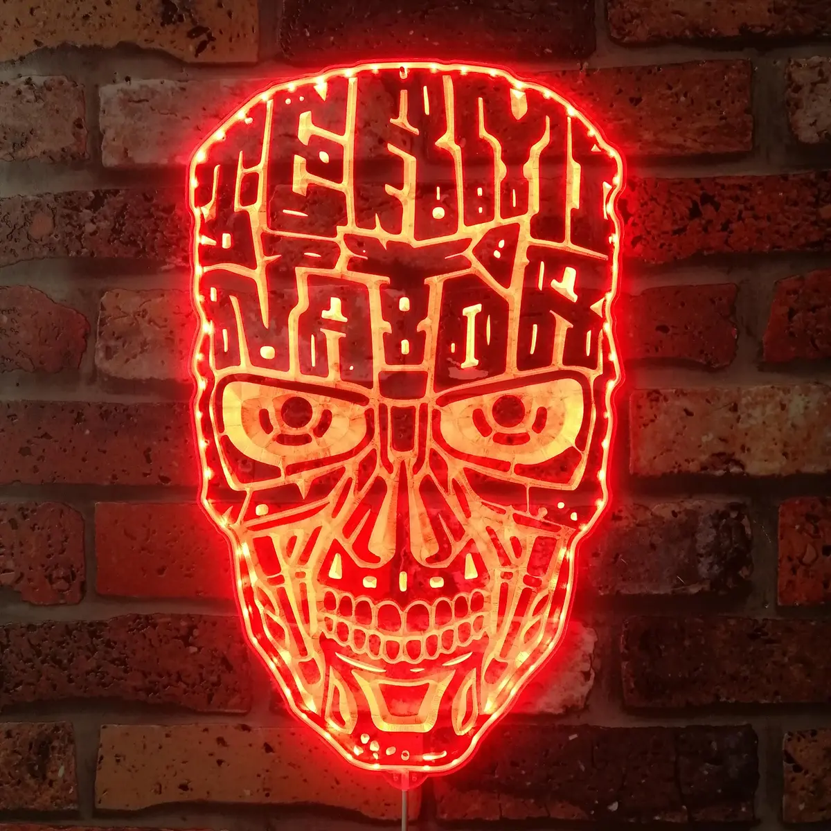 Terminator Neon Led Sign With Dynamic Rgb Colors 1
