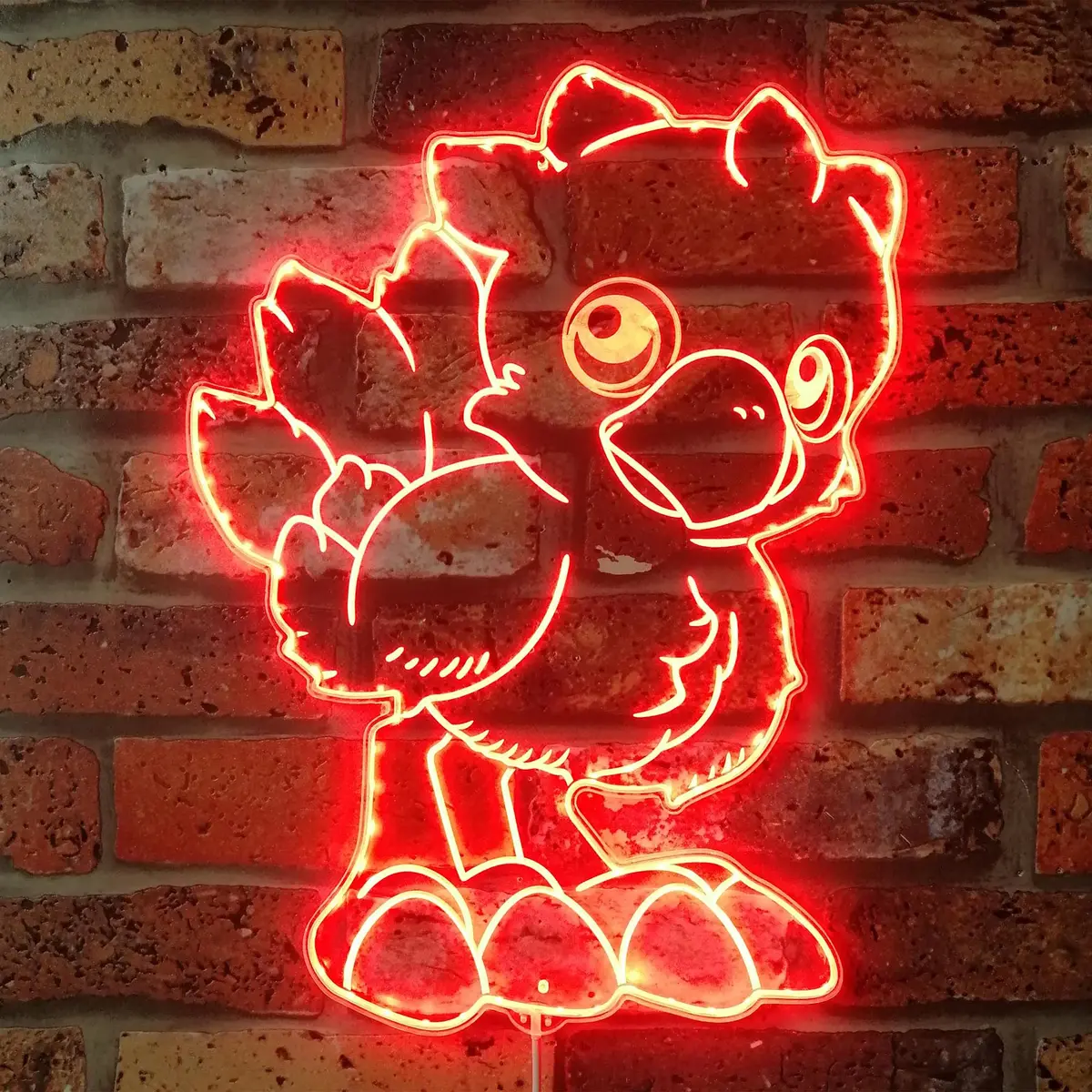 Final Fantasy Chocobo Neon Rgb Edge Lit Led Sign 4
