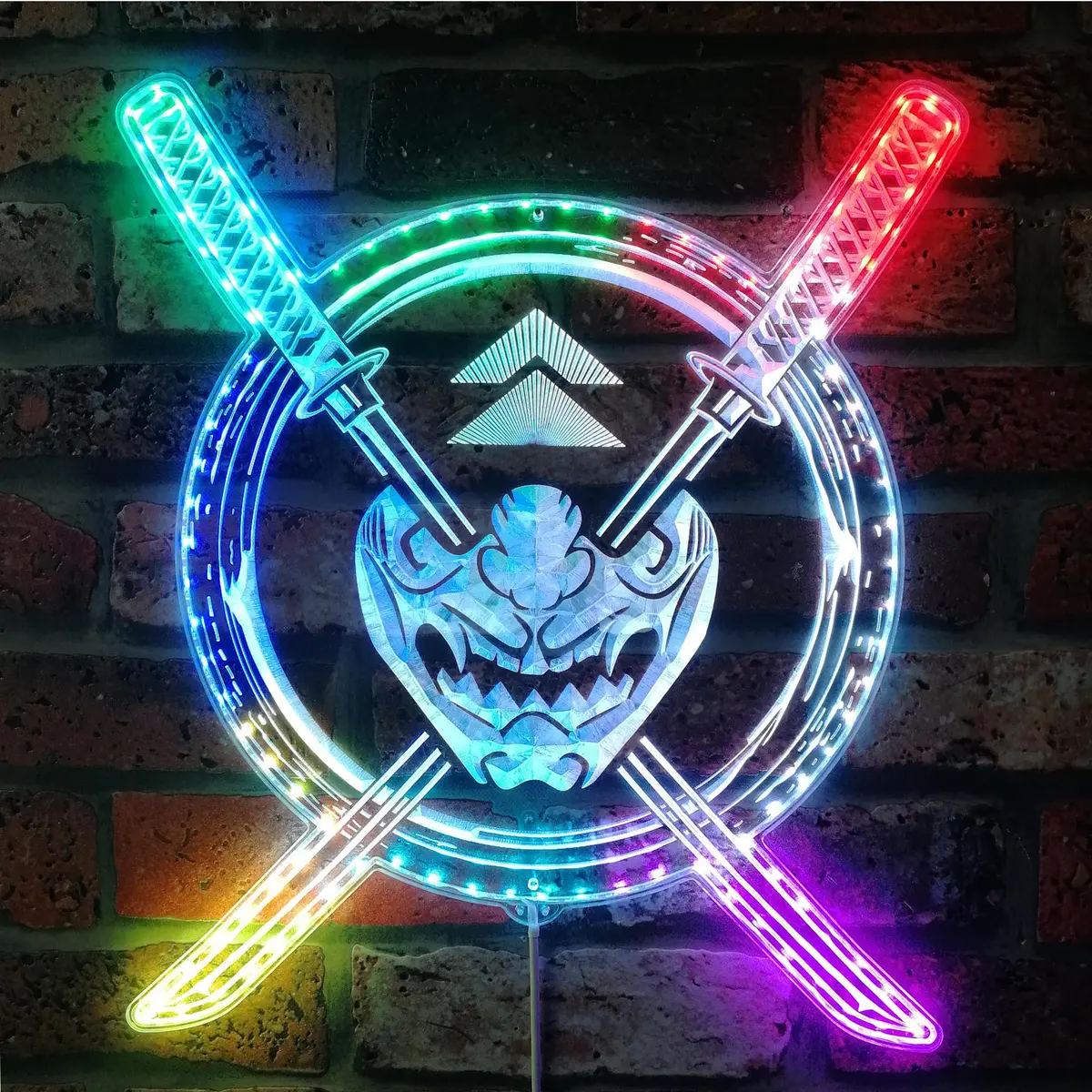 Ghost Of Tsushima Samurai Neon Led Sign With Dynamic Rgb Colors 1