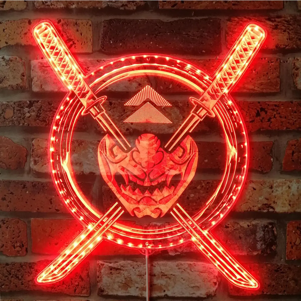 Ghost Of Tsushima Samurai Neon Led Sign With Dynamic Rgb Colors 3