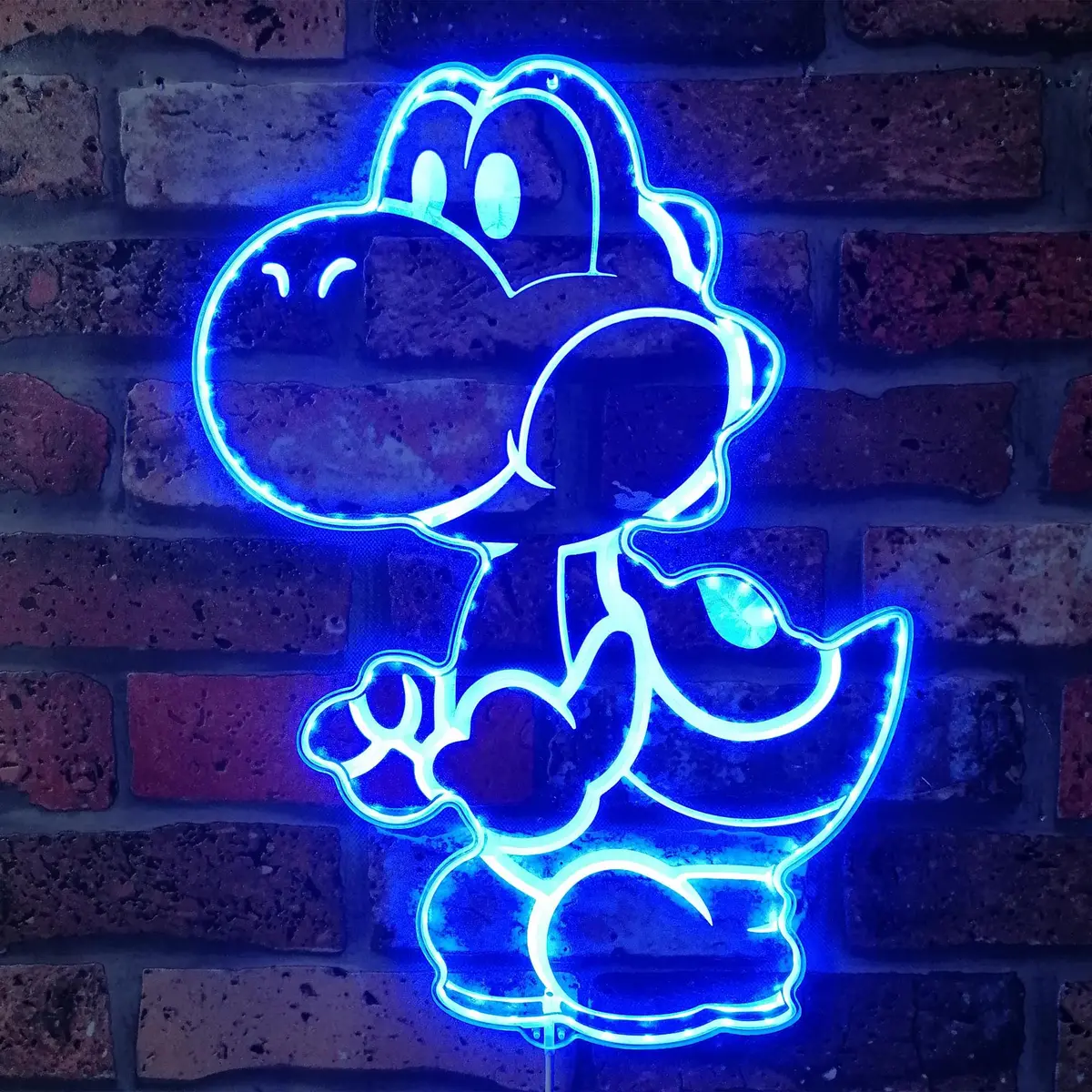 Super Mario Yoshi Dinosaur Neon Led Sign With Dynamic Rgb Colors 4