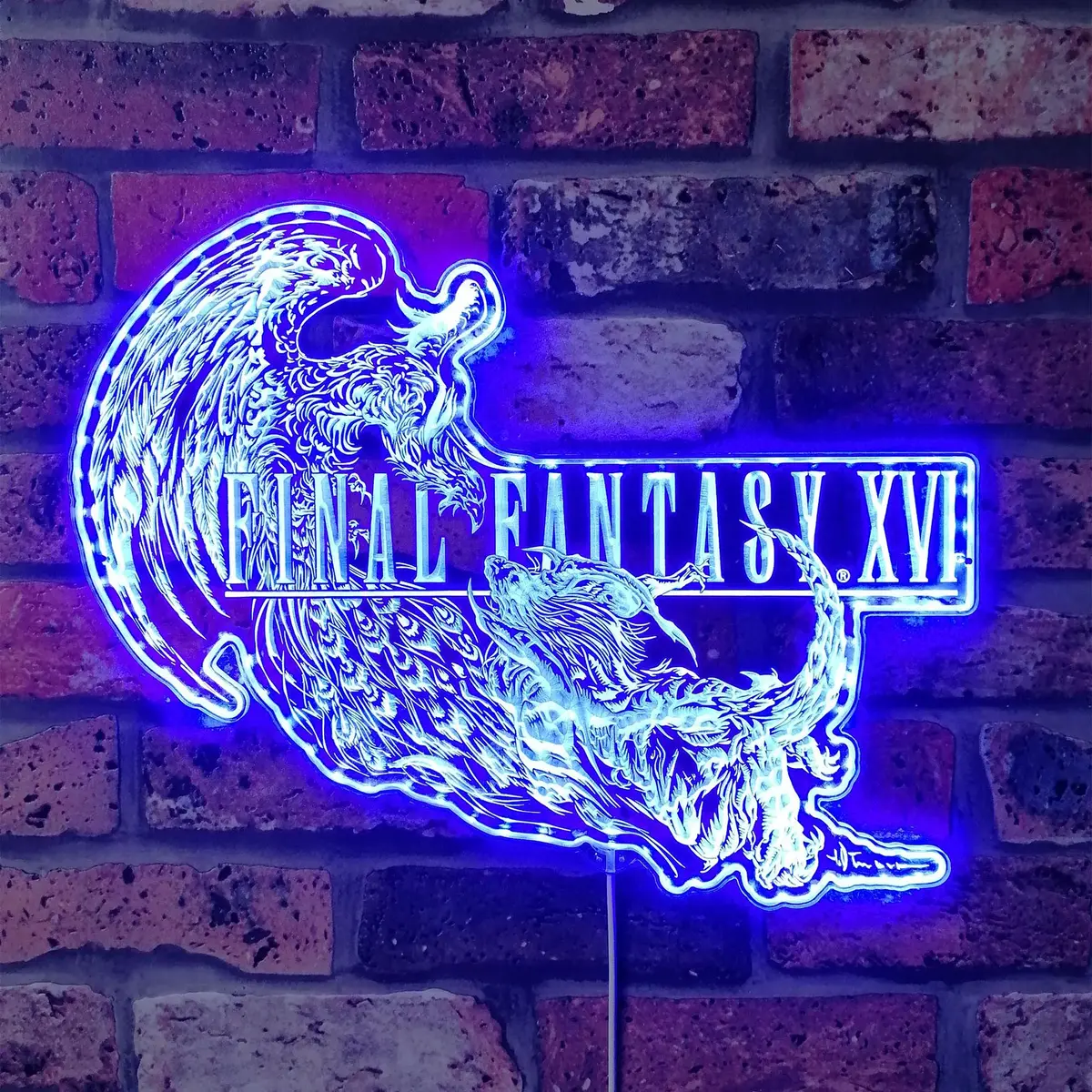 Final Fantasy 16 Neon Led Sign With Dynamic Rgb Colors 4