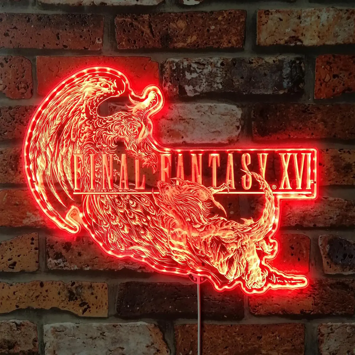 Final Fantasy 16 Neon Led Sign With Dynamic Rgb Colors 3