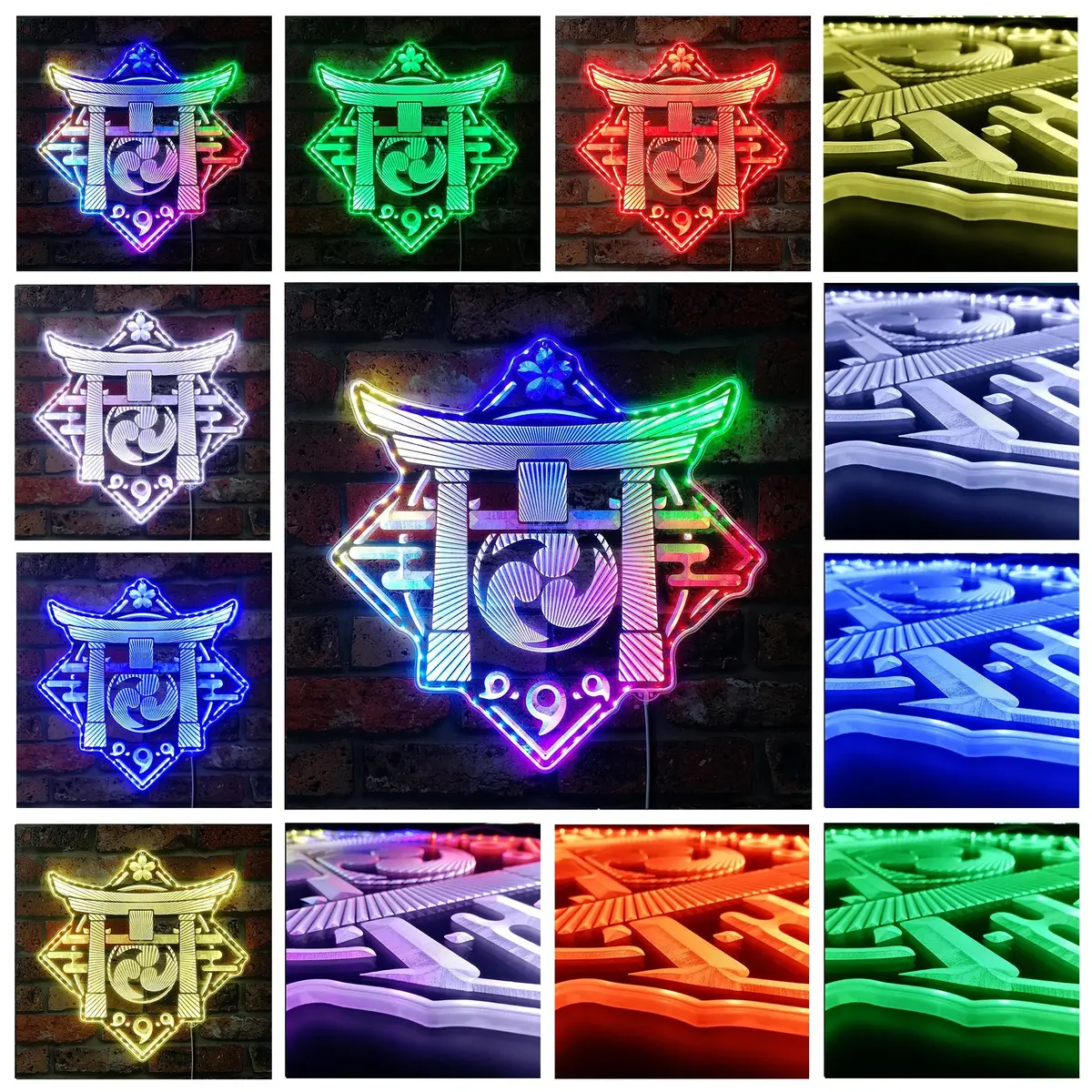Genshin Neon Led Sign With Dynamic Rgb Colors 2