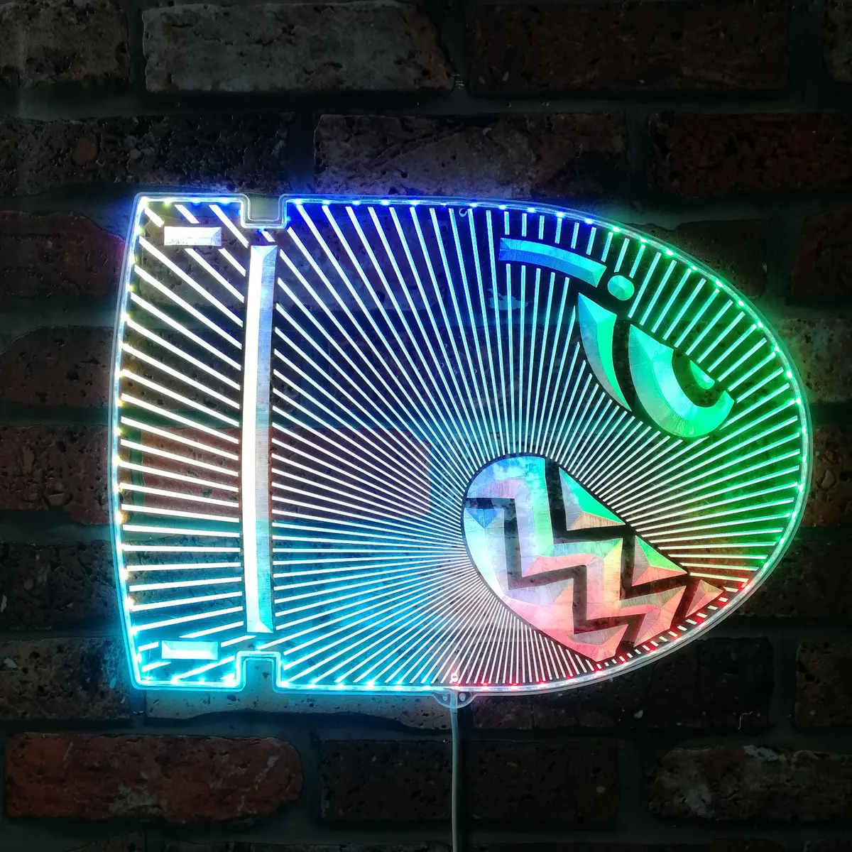 Super Mario Bullet Bill Neon Led Sign With Dynamic Rgb Colors 1