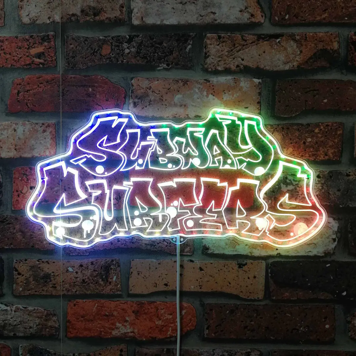Subway Surfers Neon Led Sign With Dynamic Rgb Colors 1