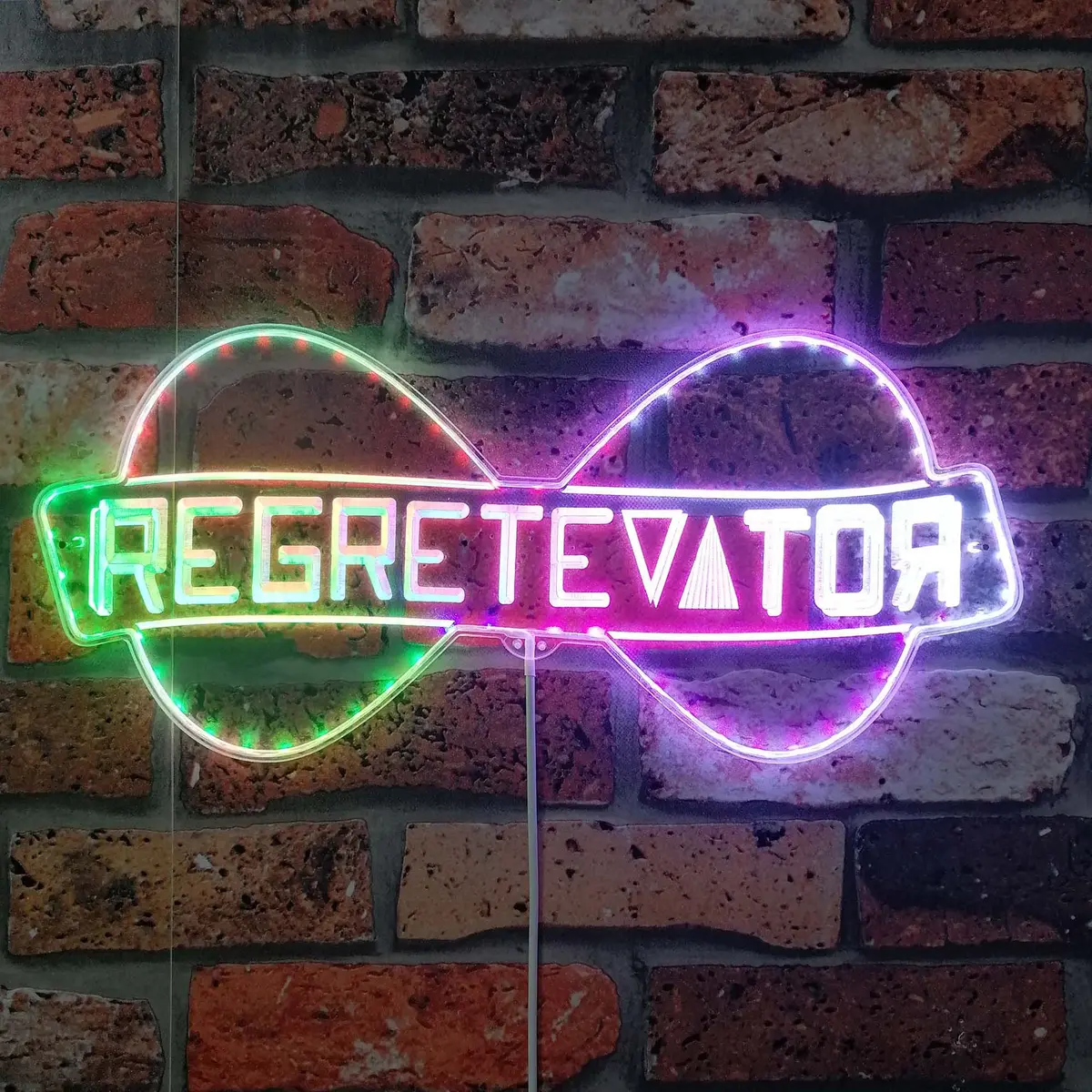 Regretevator Roblox Neon Led Sign With Dynamic Rgb Colors 1