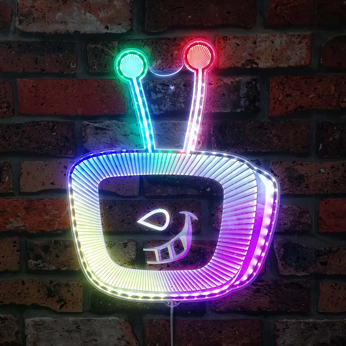 Tenna Deltarune Neon Led Sign With Dynamic Rgb Colors 1