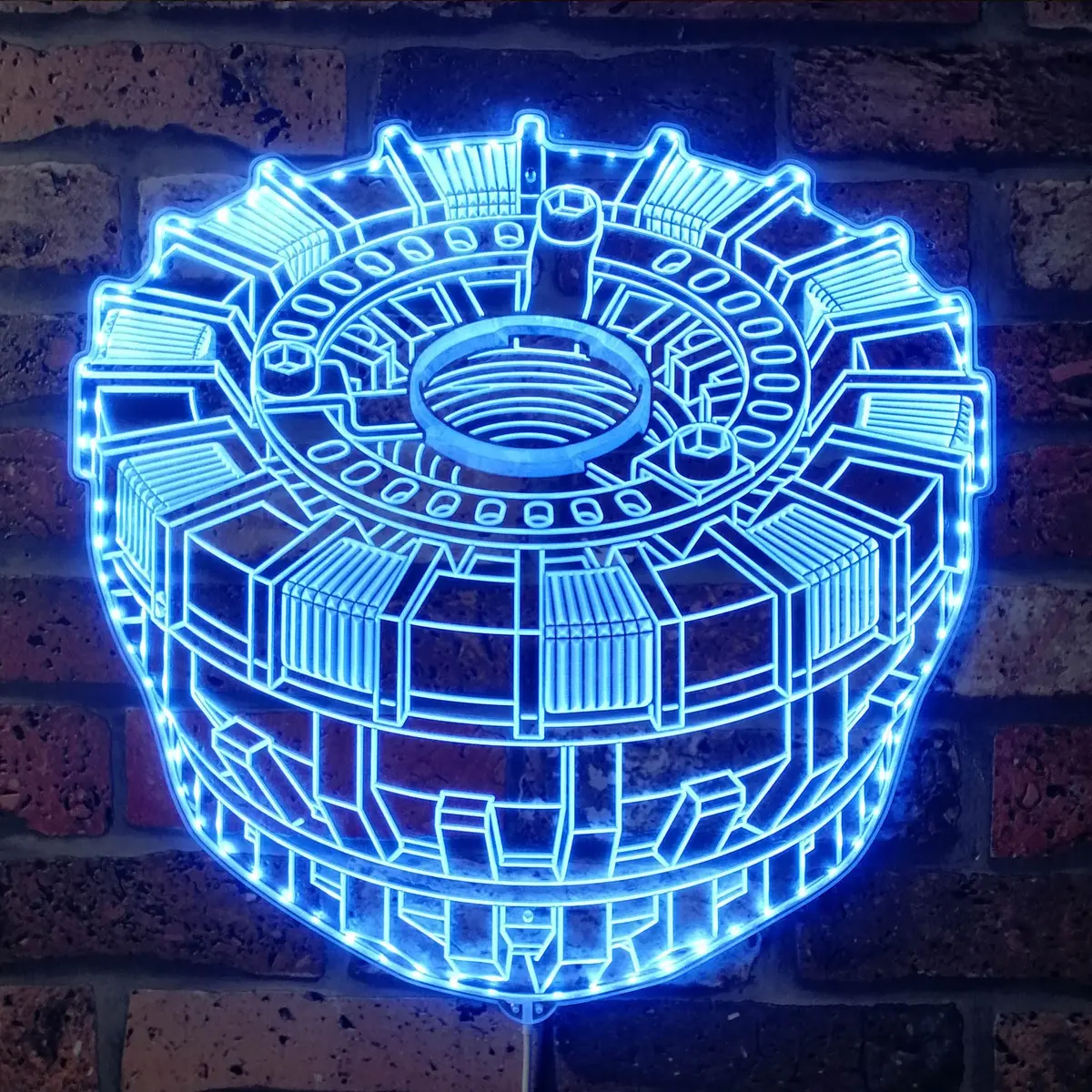 Tony Stark Iron Man Arc Reactor Neon Led Sign With Dynamic Rgb Colors 1