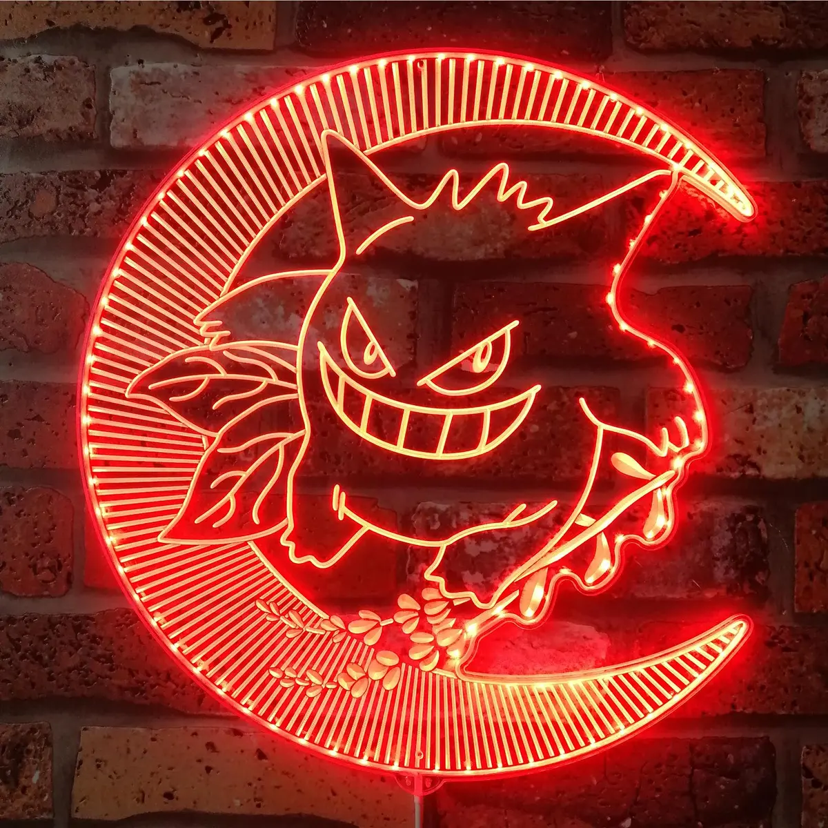 Gengar Neon Led Sign With Dynamic Rgb Colors 1