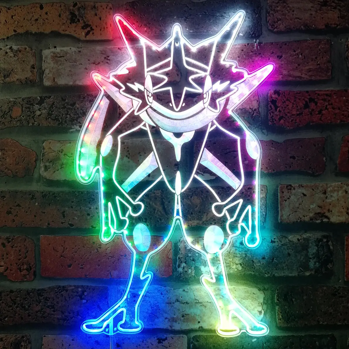 Greninja Neon Led Sign With Dynamic Rgb Colors 1