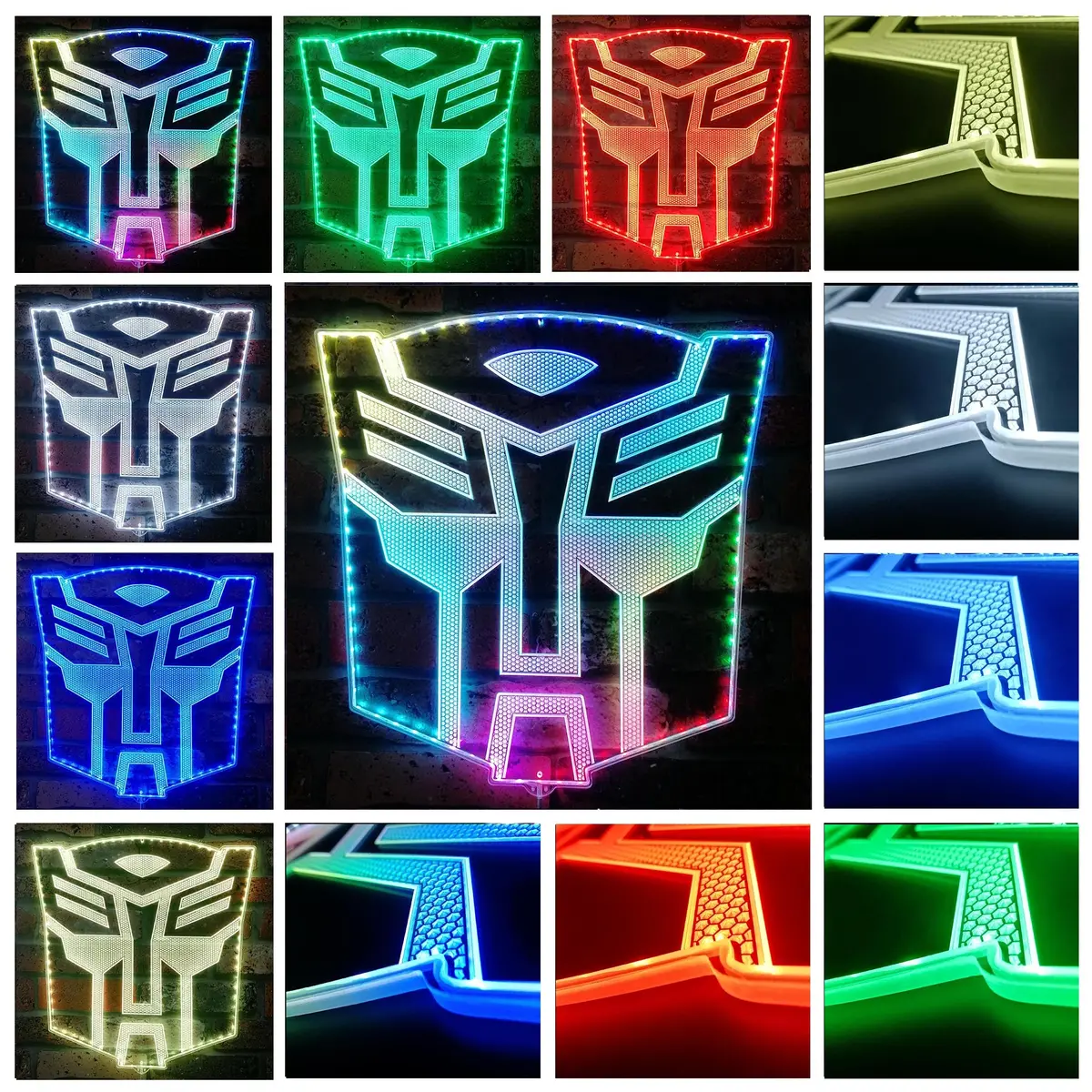 Transformers Neon Led Sign With Dynamic Rgb Colors 2