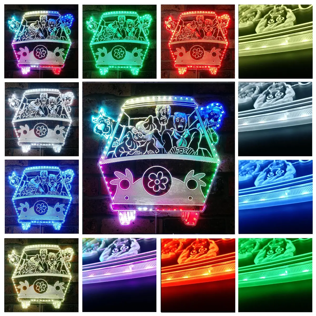 Scooby-Doo Neon Led Sign With Dynamic Rgb Colors 2