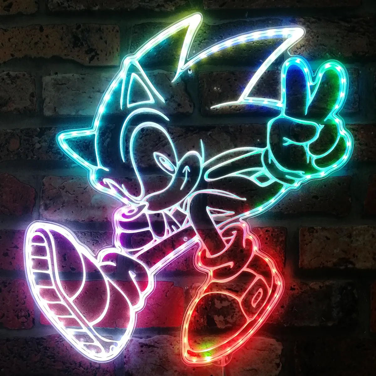 Sonic Neon Led Sign With Dynamic Rgb Colors 1