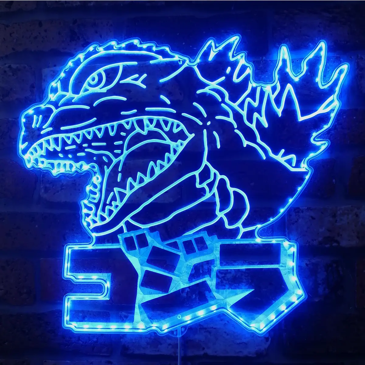 Godzilla Neon Neon Led Sign With Dynamic Rgb Colors 1