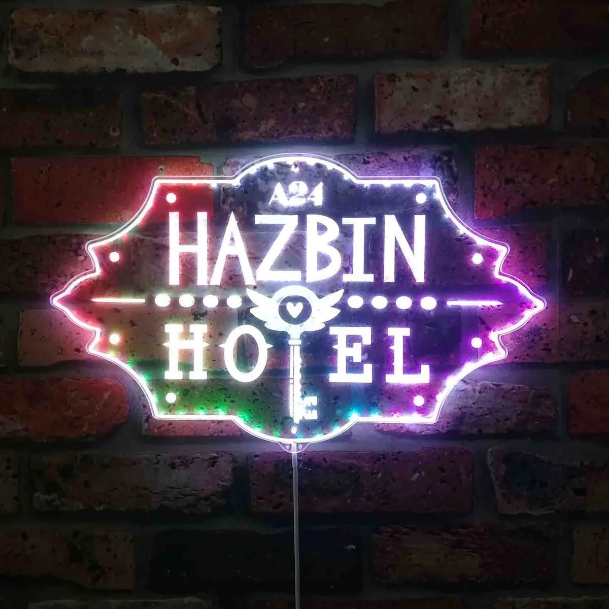 Hazbin Hotel Neon Led Sign With Dynamic Rgb Colors 1