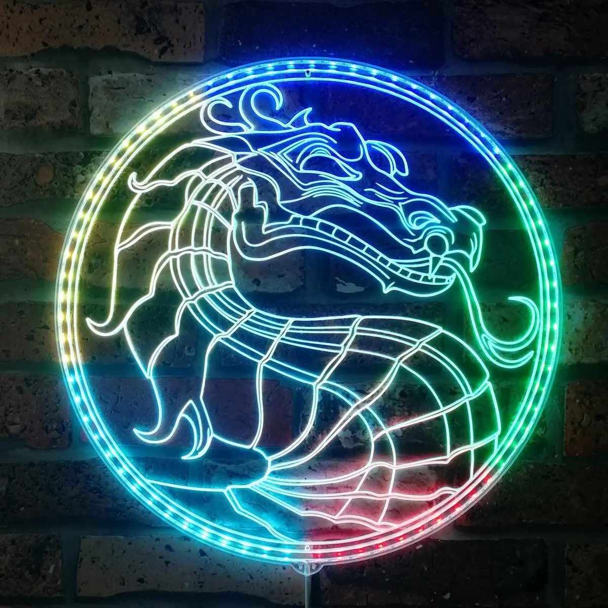 Mortal Kombat Neon Led Sign With Dynamic Rgb Colors 2