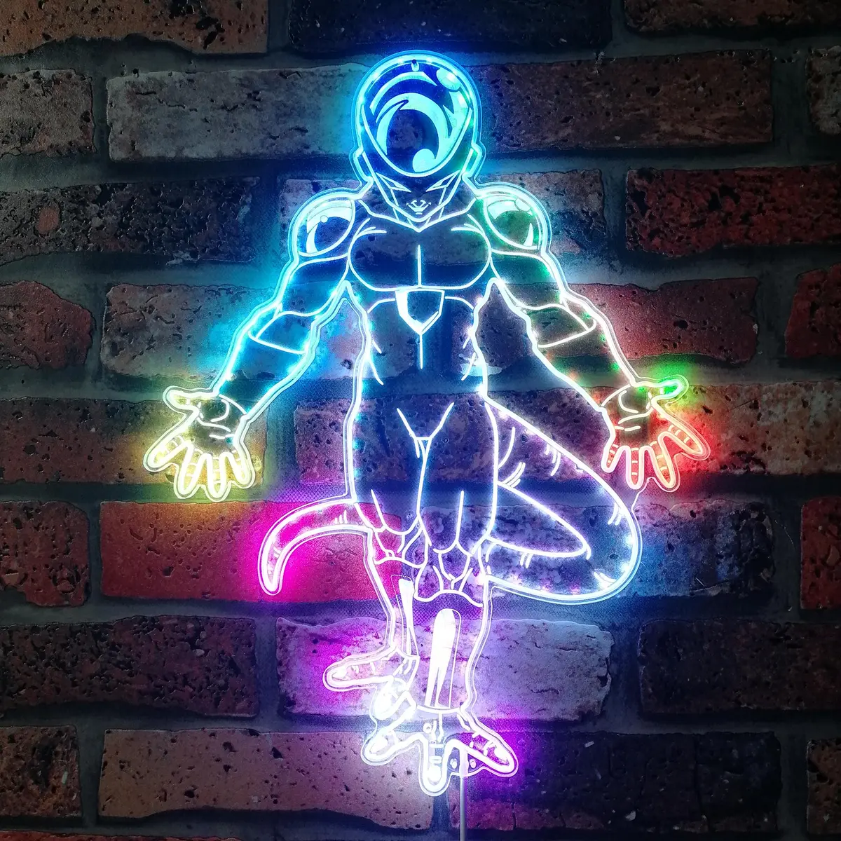 Dragonball Frieza Neon Led Sign With Dynamic Rgb Colors 1