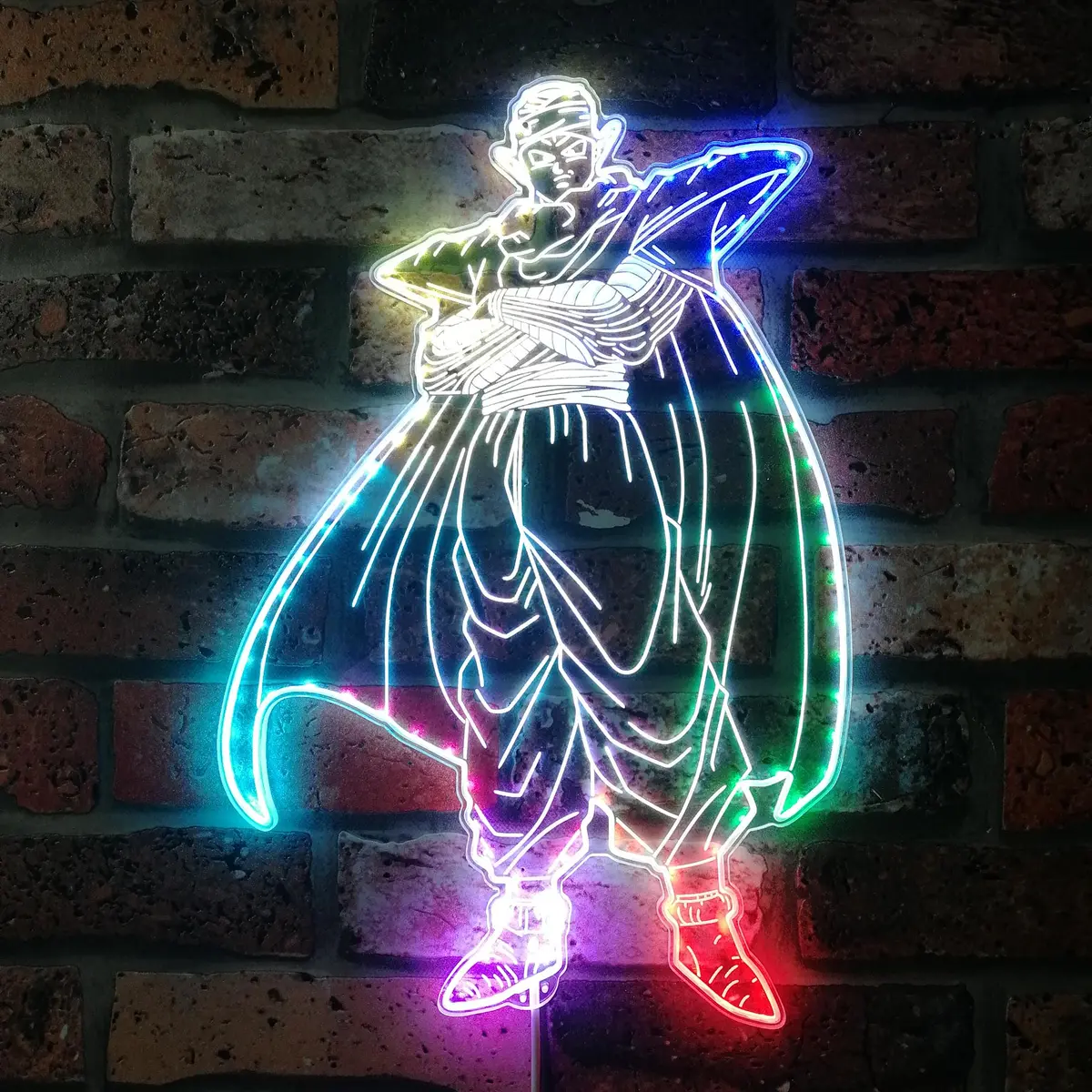 Dragonball Piccolo Neon Led Sign With Dynamic Rgb Colors 1