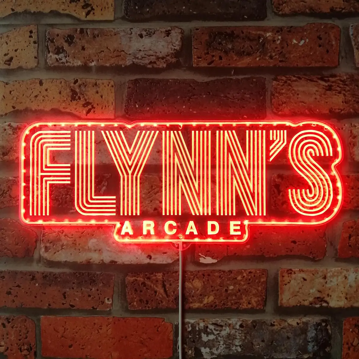 Flynn's Arcade Neon Rgb Edge Lit Led Sign 3