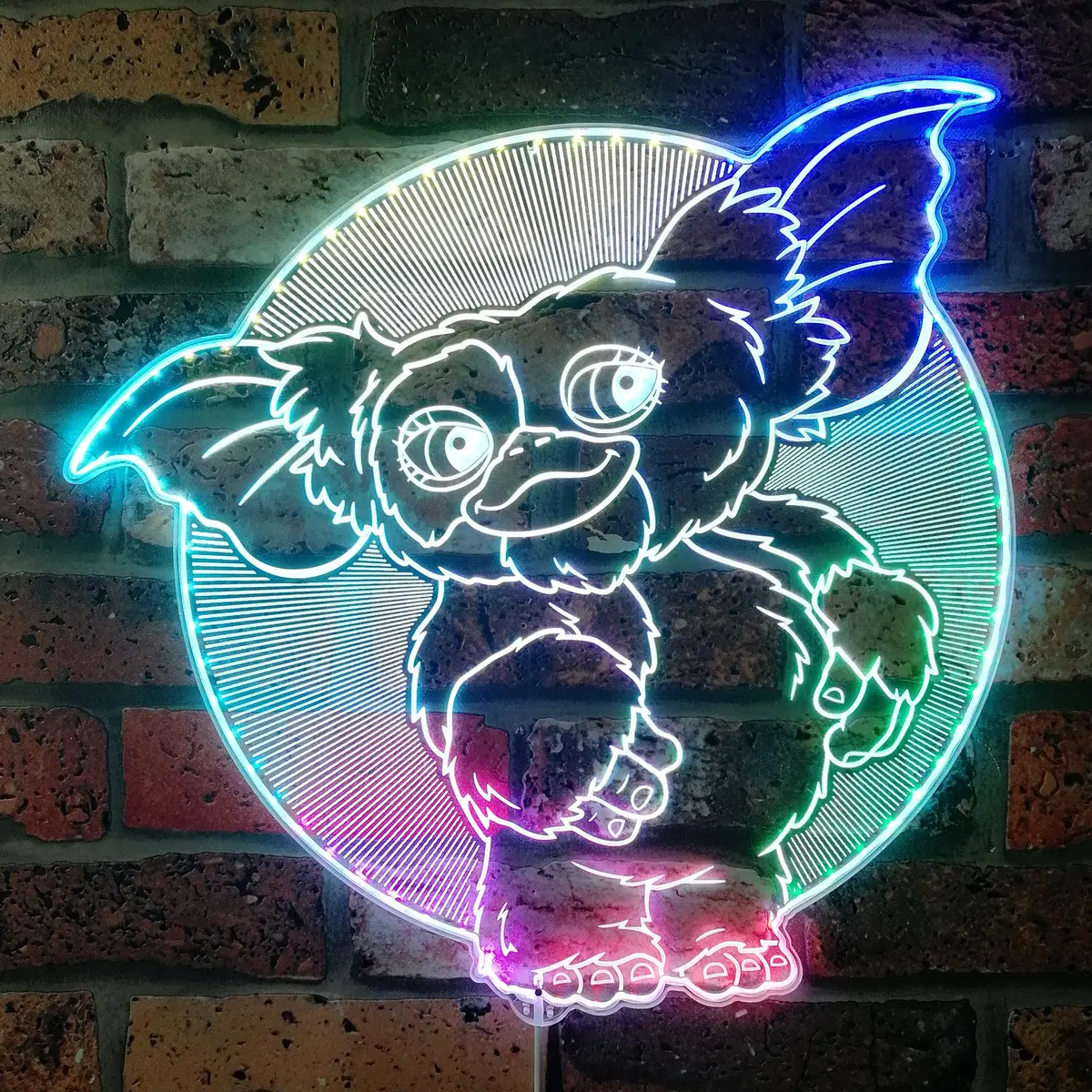 Gremlins Neon Rgb Edge Lit Led Sign 2