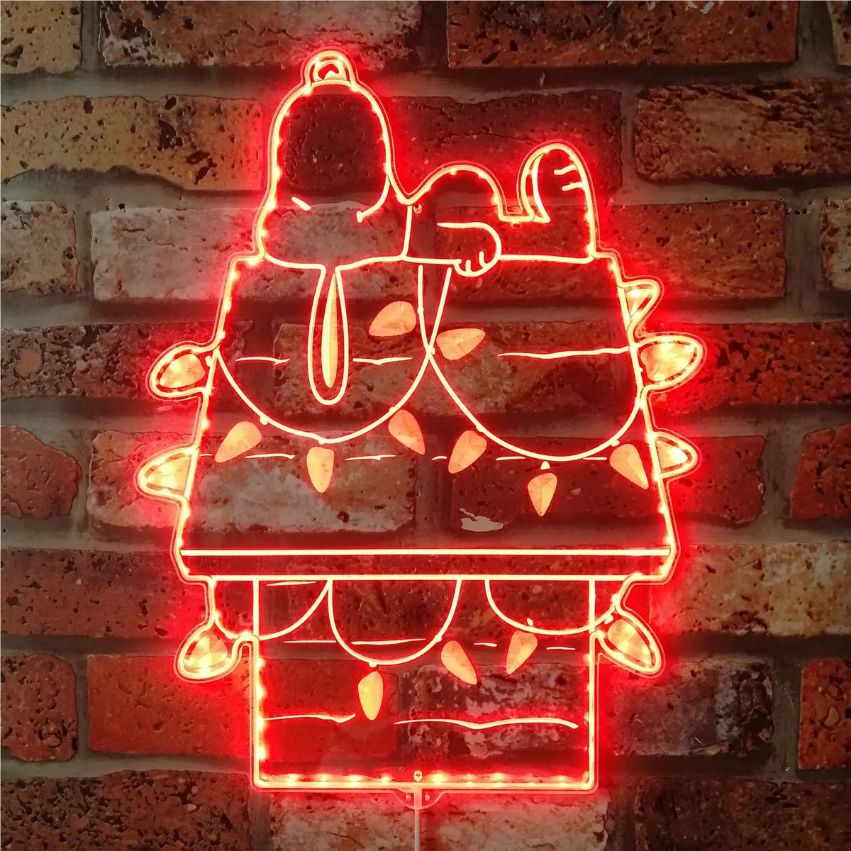 Snoopy Night Light Neon Led Sign With Dynamic Rgb Colors 3