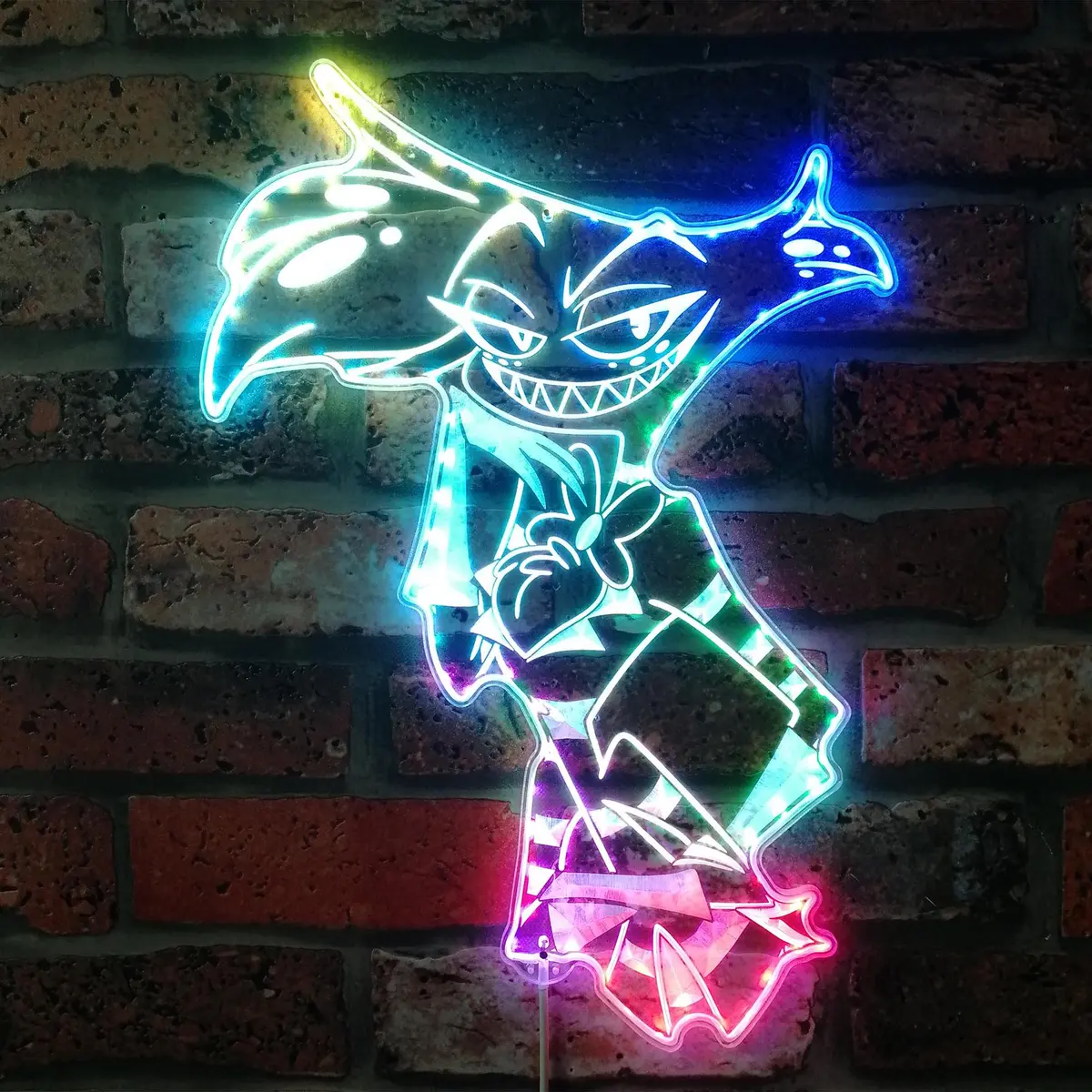Angel Dust Hazbin Hotel Neon Led Sign With Dynamic Rgb Colors 1
