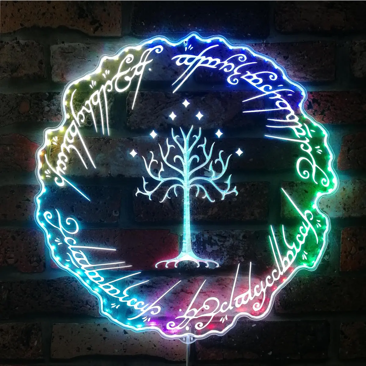 Lord Of The Rings Gondor Neon Rgb Edge Lit Led Sign 1
