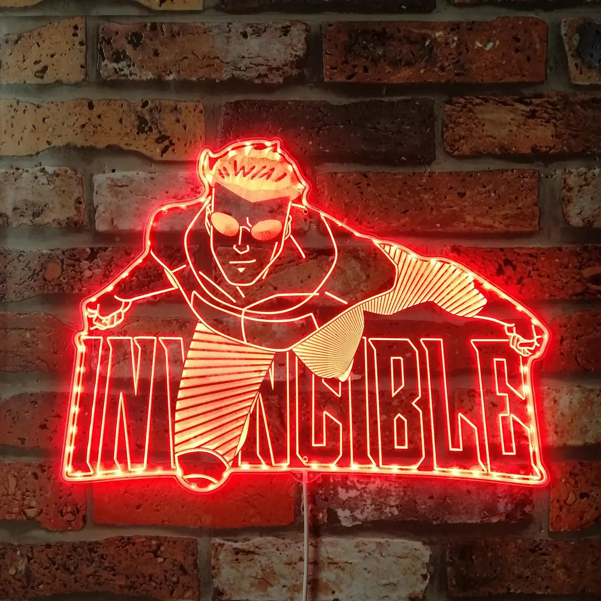 Invincible Neon Led Sign With Dynamic Rgb Colors 3