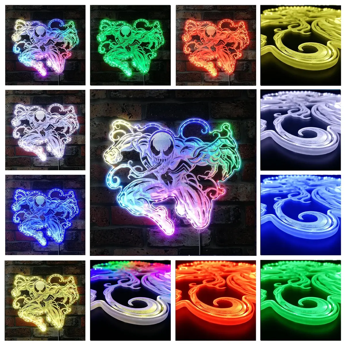 Venom Marvels Neon Led Sign With Dynamic Rgb Colors 2