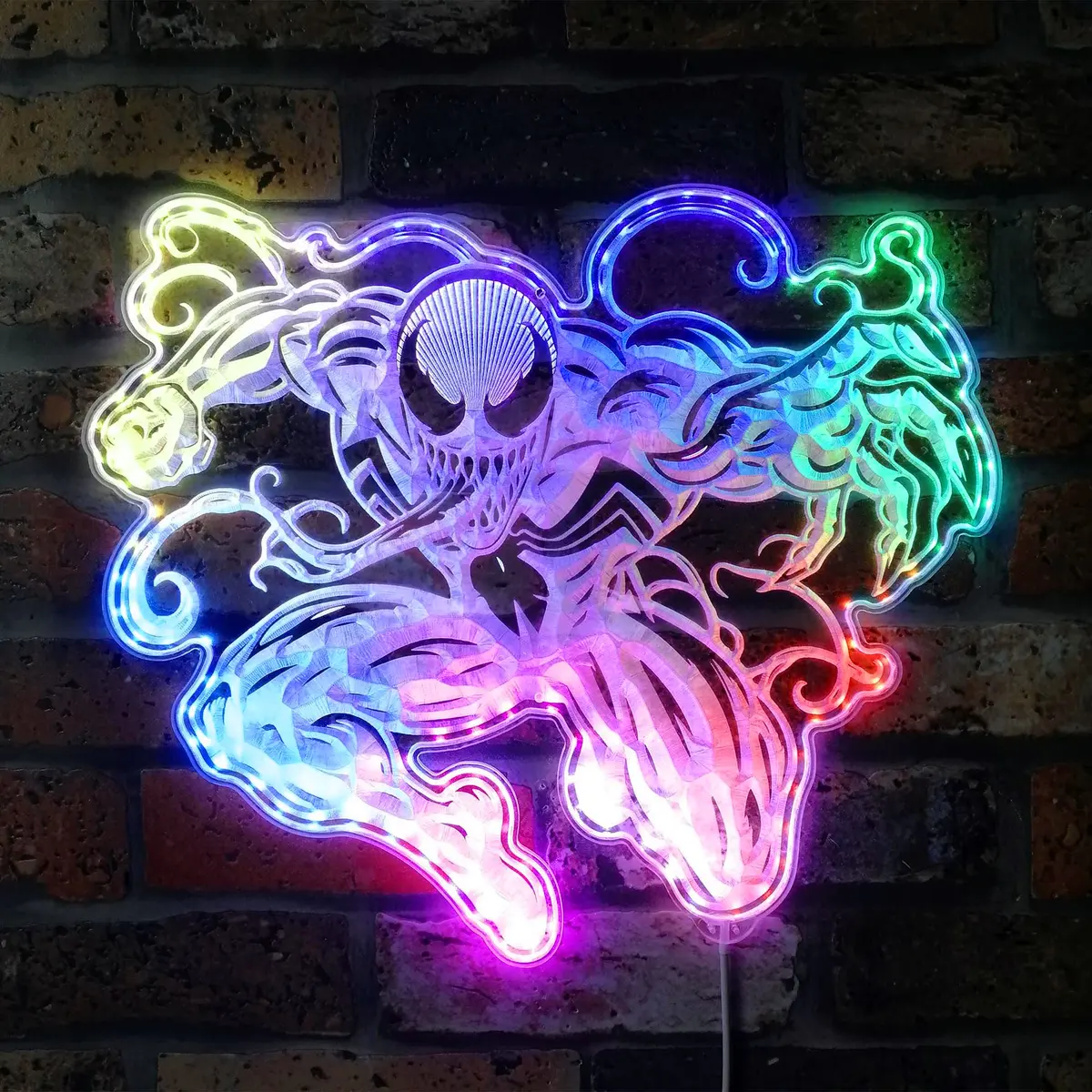 Venom Marvels Neon Led Sign With Dynamic Rgb Colors 1