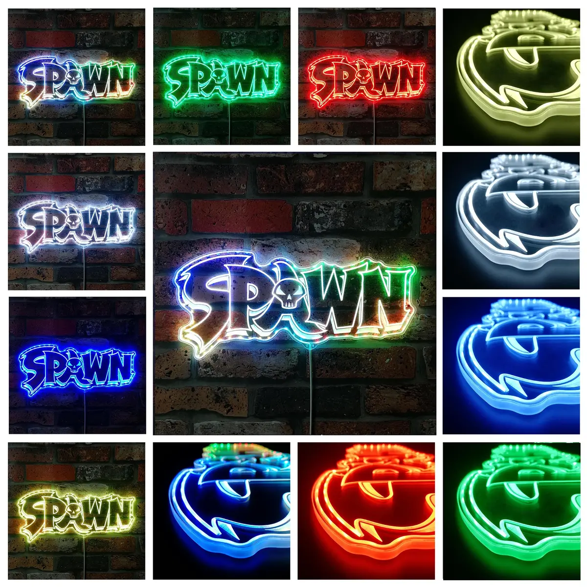 Spawn Comic Room Neon Led Sign With Dynamic Rgb Colors 2