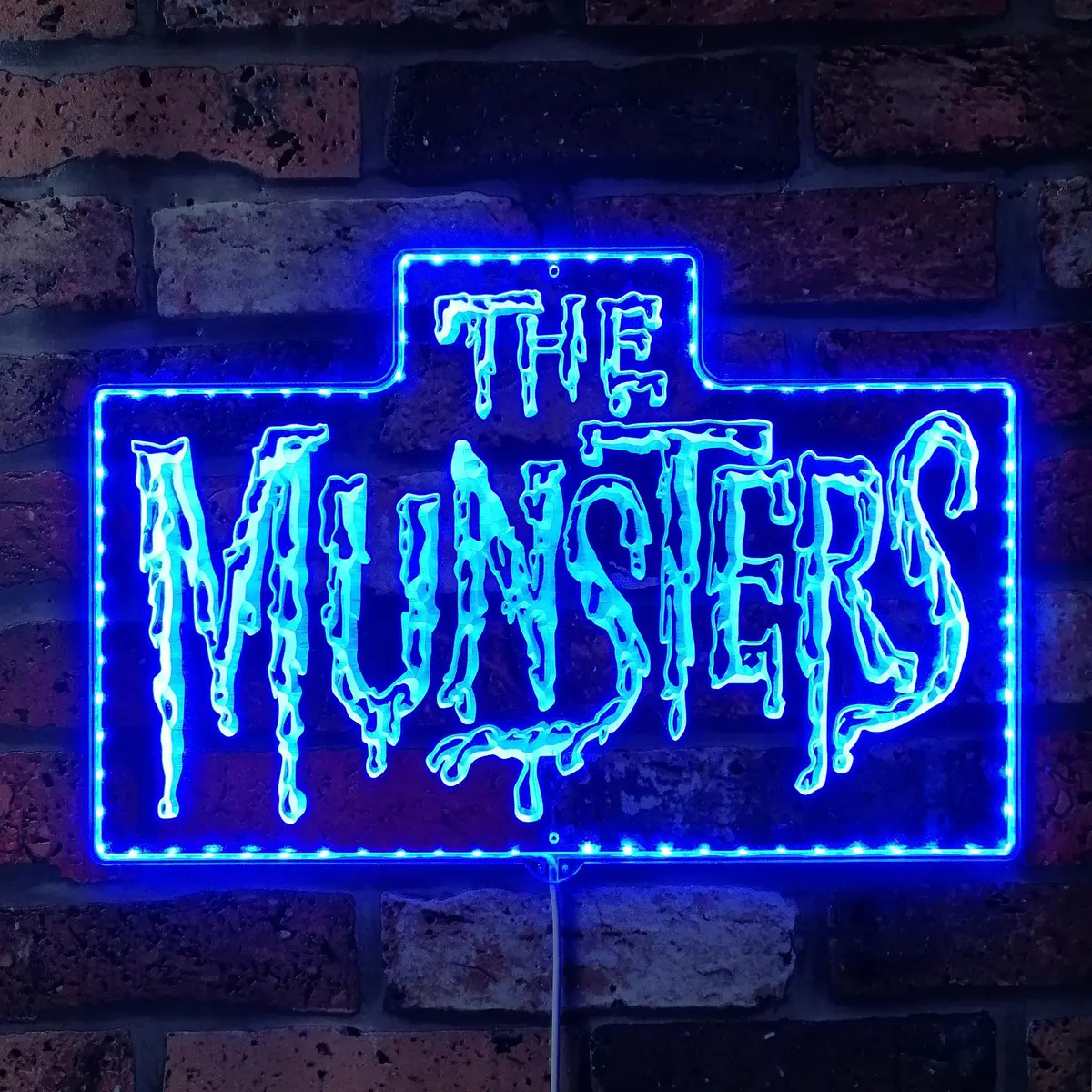 The Munsters Neon Led Sign With Dynamic Rgb Colors 4