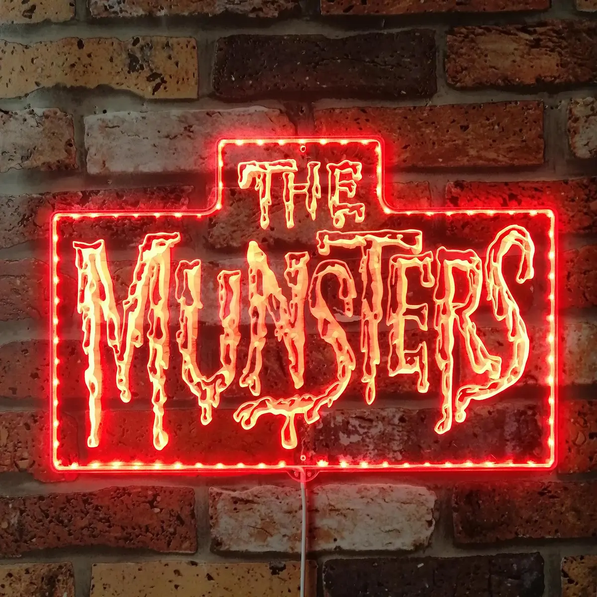 The Munsters Neon Led Sign With Dynamic Rgb Colors 3