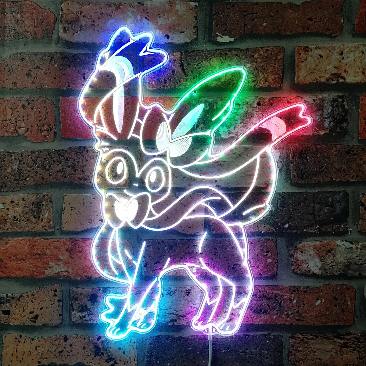 Sylveon Neon Led Sign With Dynamic Rgb Colors 1