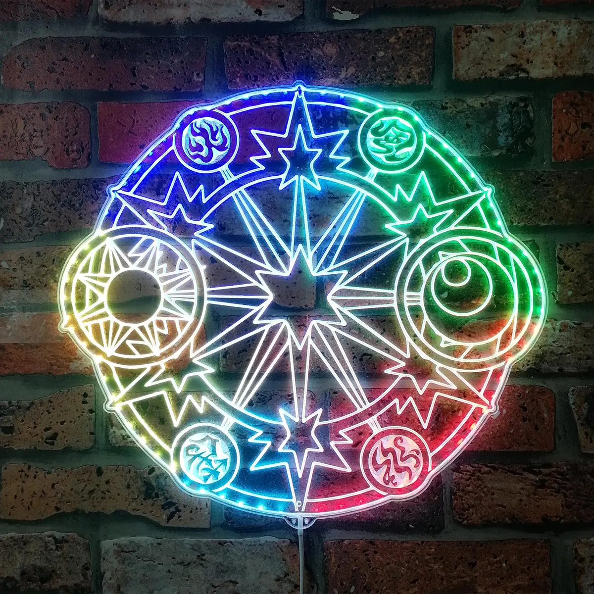Cardcaptor Sakura Taro Neon Led Sign With Dynamic Rgb Colors 1