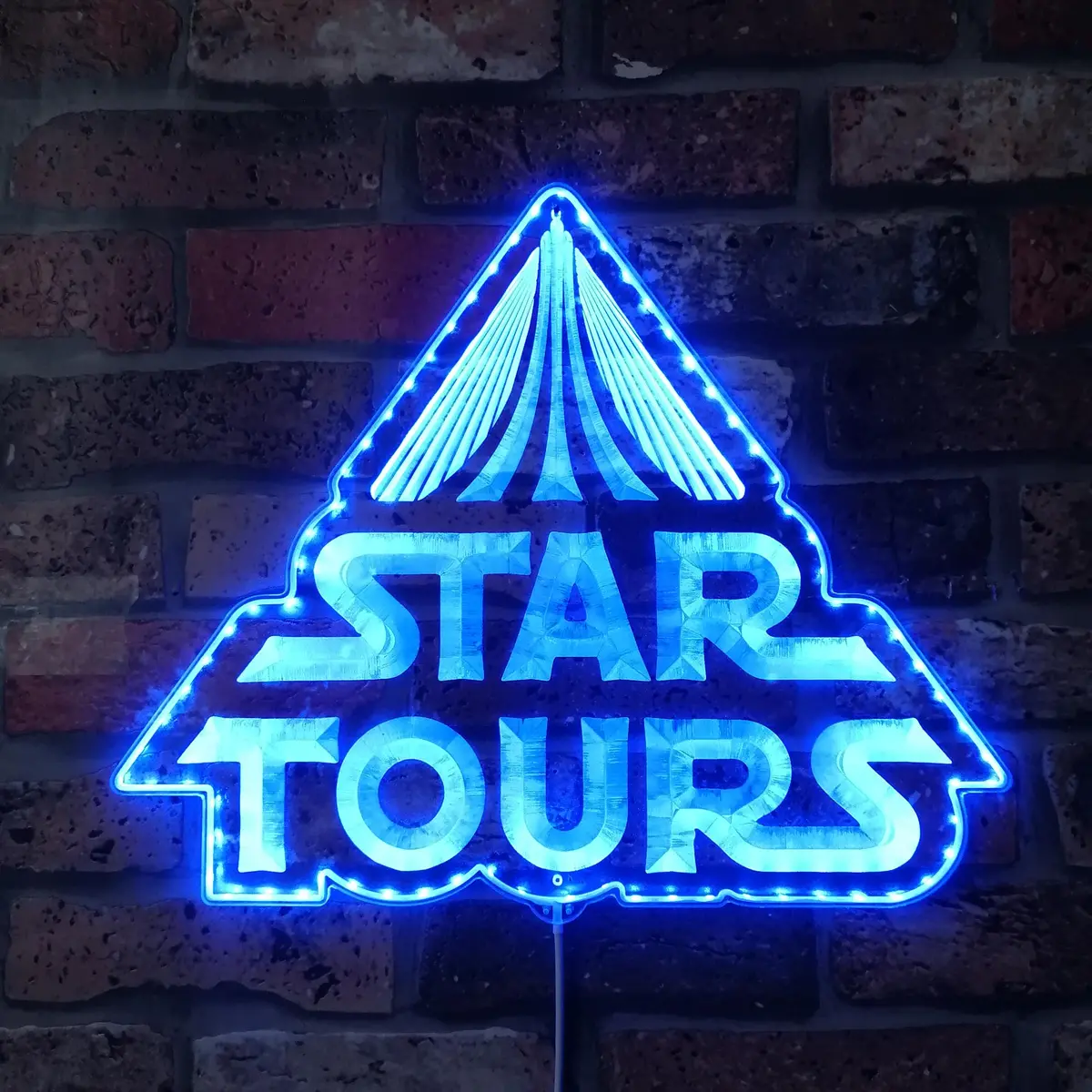 Star Tours Neon Led Sign With Dynamic Rgb Colors 4