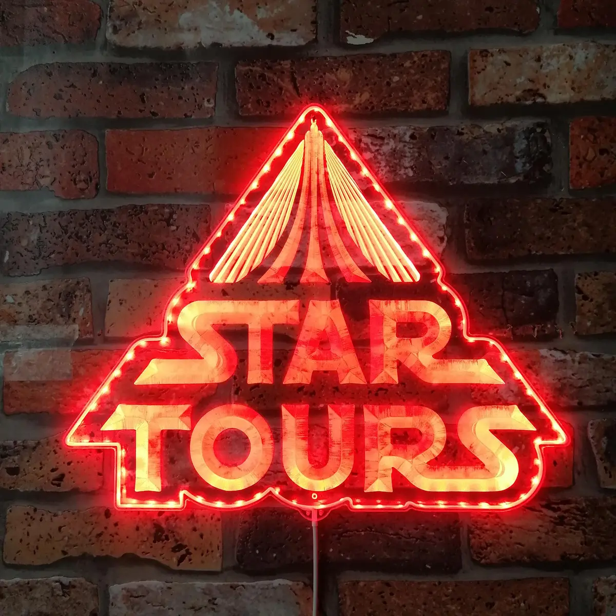 Star Tours Neon Led Sign With Dynamic Rgb Colors 3