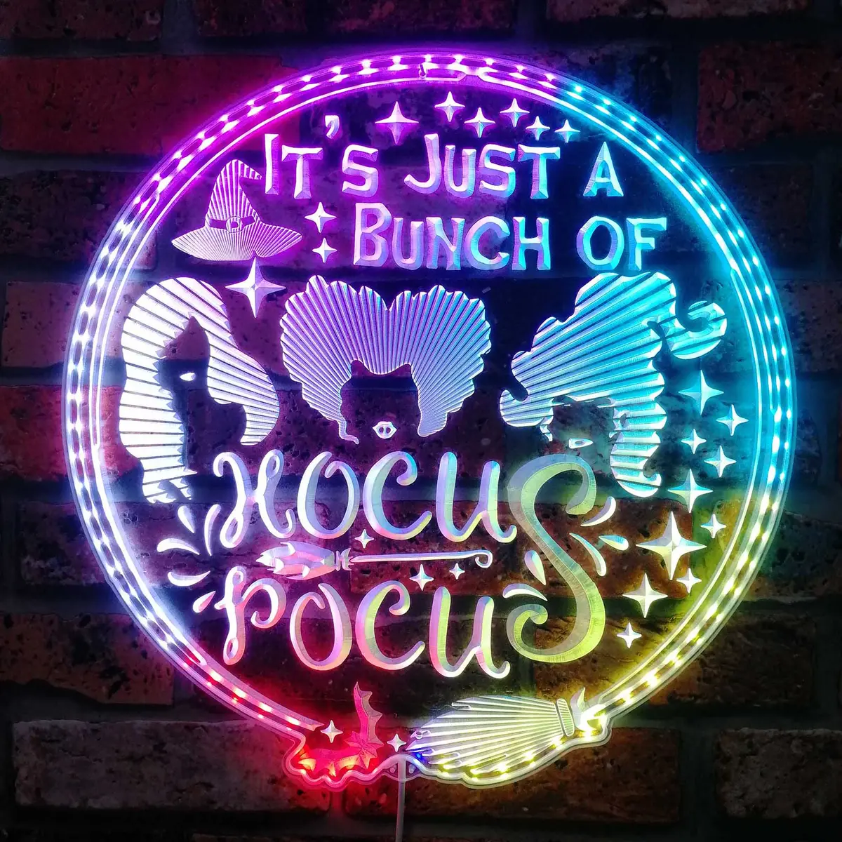 Hocus Pocus Neon Led Sign With Dynamic Rgb Colors 1